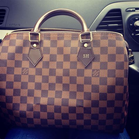 louis vuitton bag with initials